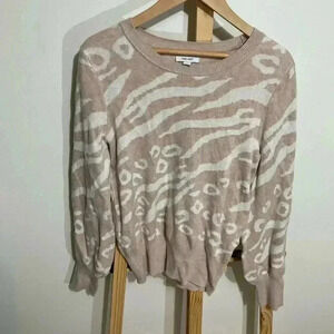 Nine West Animal Print Sweater Women’s Size Medium